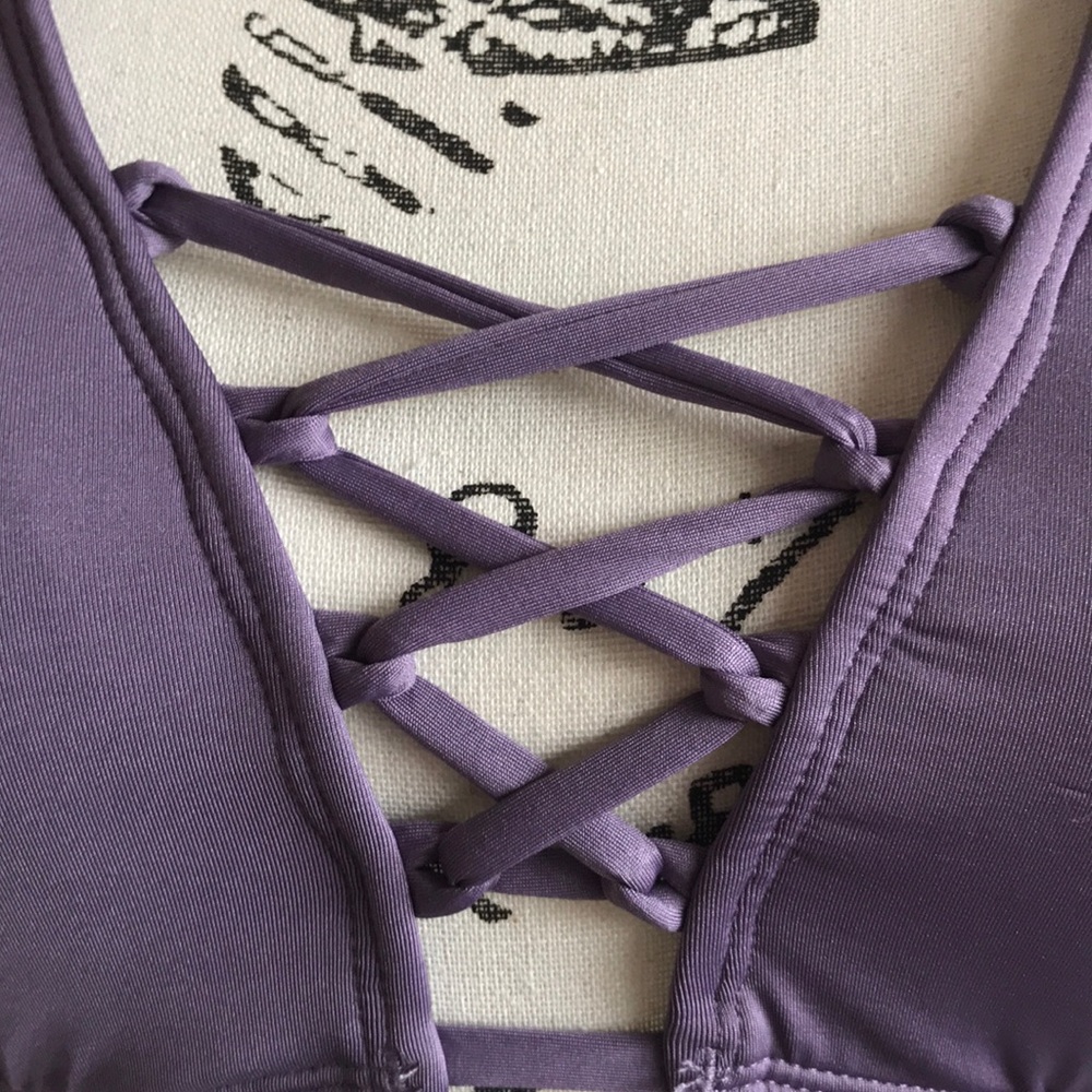 Women’s Strappy Halter Bikini Top - Picture 2 of 7